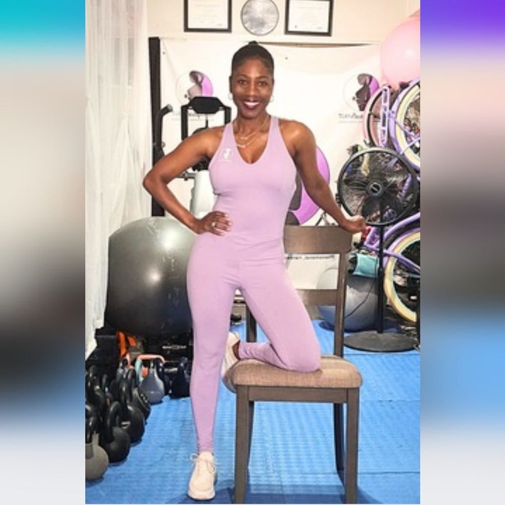 Womens one piece fitness set
